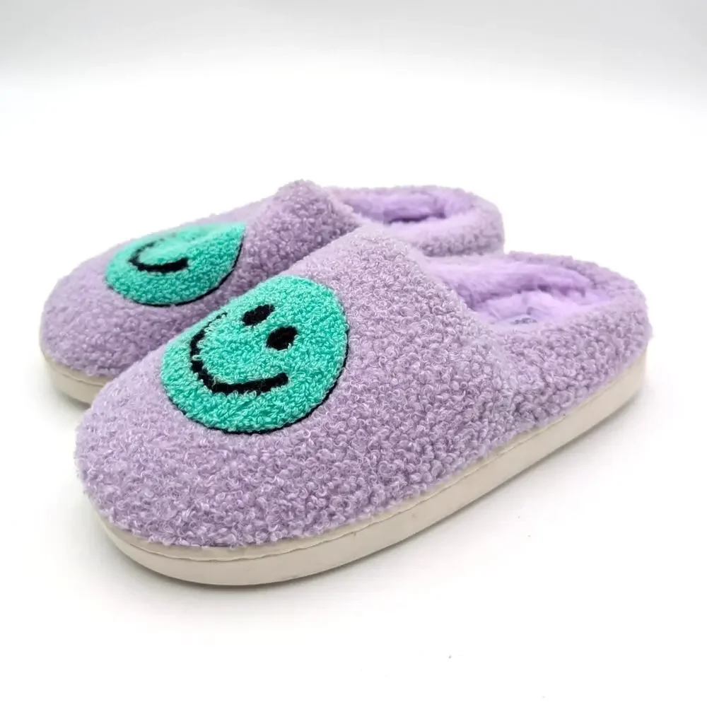 Harper Canyon Smile Slipper Kids' Girls Purple/White Size US3/4M